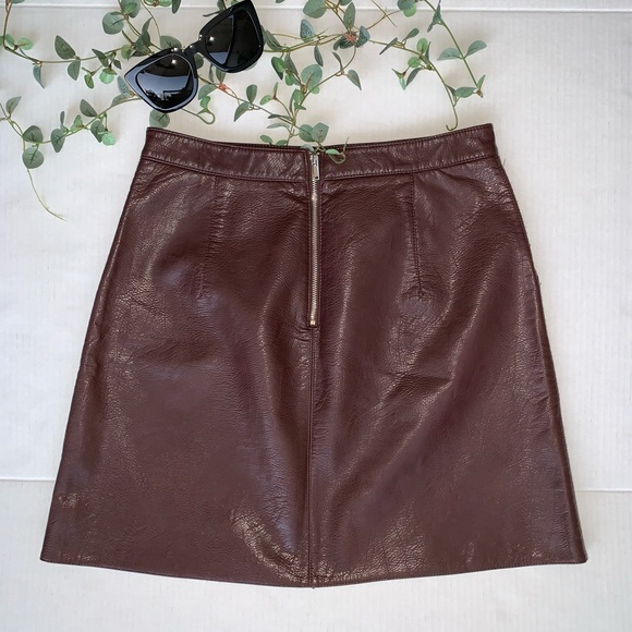 Zara faux leather skirt - Picture 4 of 5
